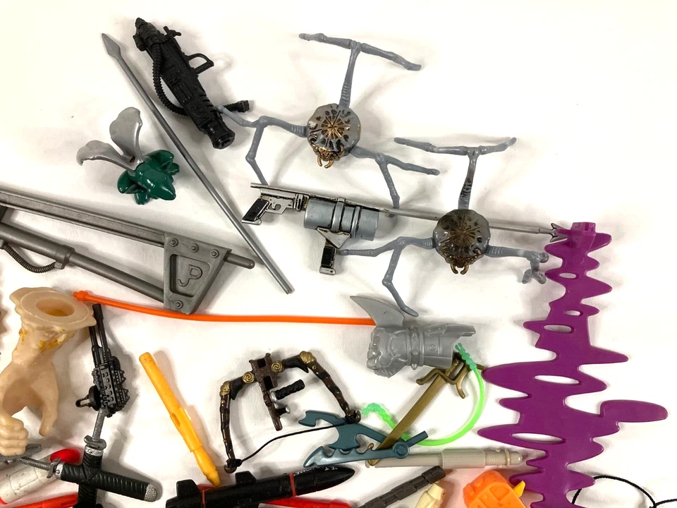 Gran Lote de Accesorios para Figuras de Acción - Toy Biz - Kenner - X-Men - Marvel - Años 90 Foto 4 de 4