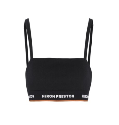 HERON PRESTON Logo Bralette Größe Small ORIGINAL #T5