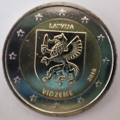 Latvia 2 euro coin 2016 