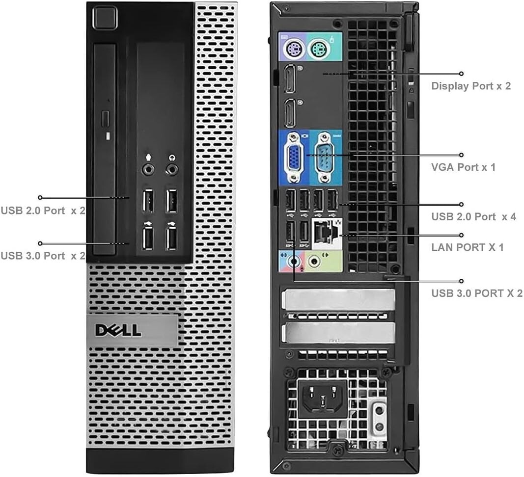 Dell OptiPlex 9020 SFF, Intel Core i7-4790, 16GB RAM, 512GB SSD