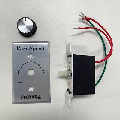 FICBXRA Speed Controller with On-Off Switch 120V AC 6.0 Amp Motor Variable Speed