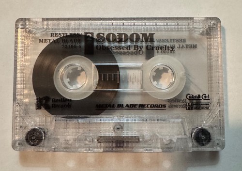 Sodom Obsessed By Cruelty Black Thrash Death Metal Cassette 1986 Metal Blade - Picture 3 of 5