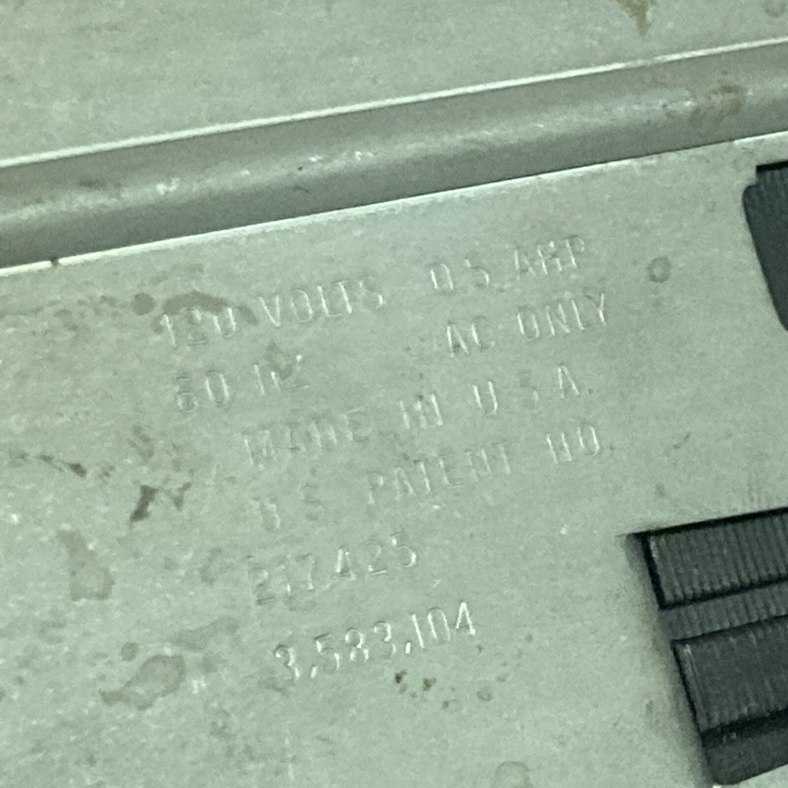 Vintage Oster Electric Knife Sharpener No. 51106 Floating SplitWheel