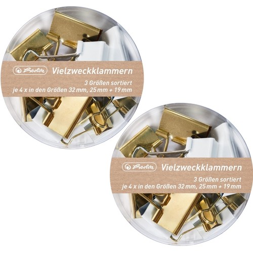 24x Vielzweckklammern Graffette Metallo Ufficio Clips Foldback - Bild 2 von 5