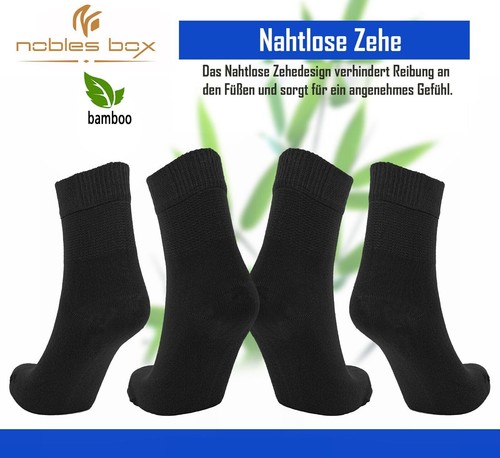 Calcetines para diabéticos NoblesBox (bolsas, 4 pares) calcetines de bambú - Imagen 26 de 64