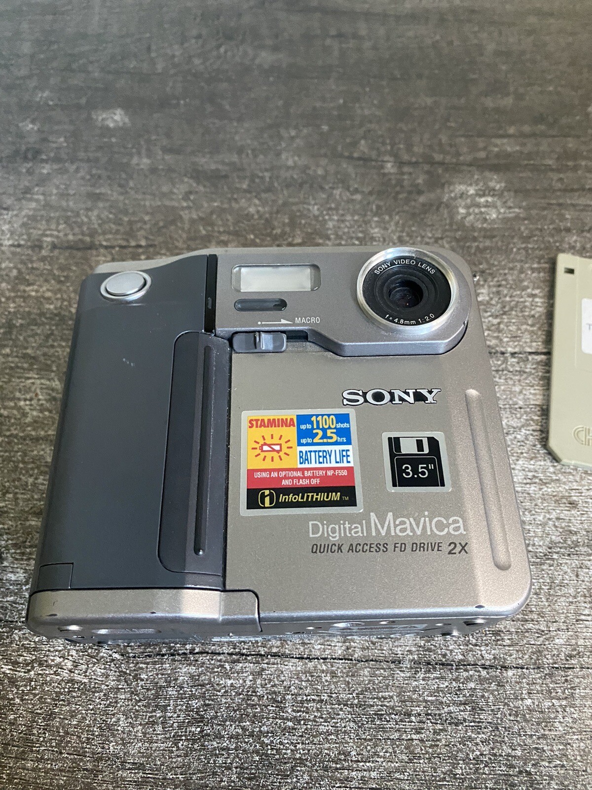 Sony Mavica MVCFD51 Floppy Disc Digital Camera With Strap No Battery Tested eBay