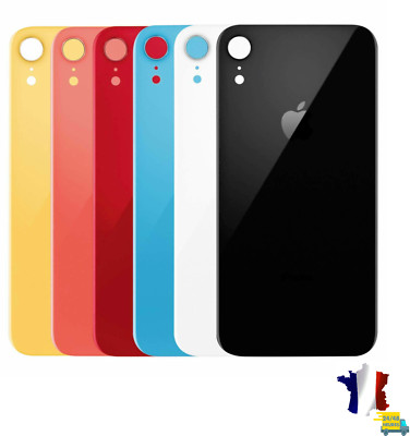 Facade Vitre Arrière Avec Sticker Pré-monté Pour IPhone XR - Remplacement Neuf