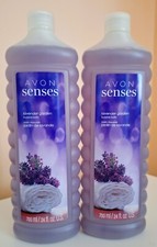 2 Avon Senses Lavender Garden Bubble Baths, 24 oz, new/sealed