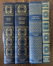 ICL Moby Dick Gone With The Wind Gulliver's Travels Complete Fairy Tale Lot of 4