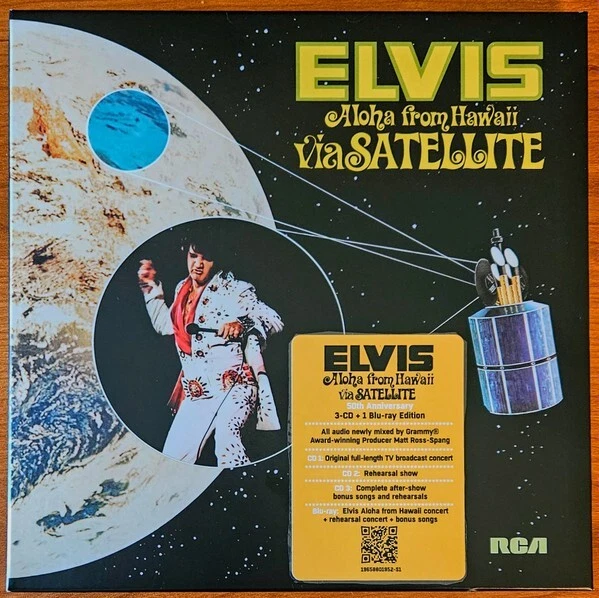 Elvis Presley - Aloha From Hawaii Via Satellite (3CD+Blu Ray) Sealed Dented Box - Image 2 of 4
