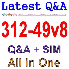 EC-Council Computer Hacking Forensic Investigator 312-49v8 Exam Q&A+SIM