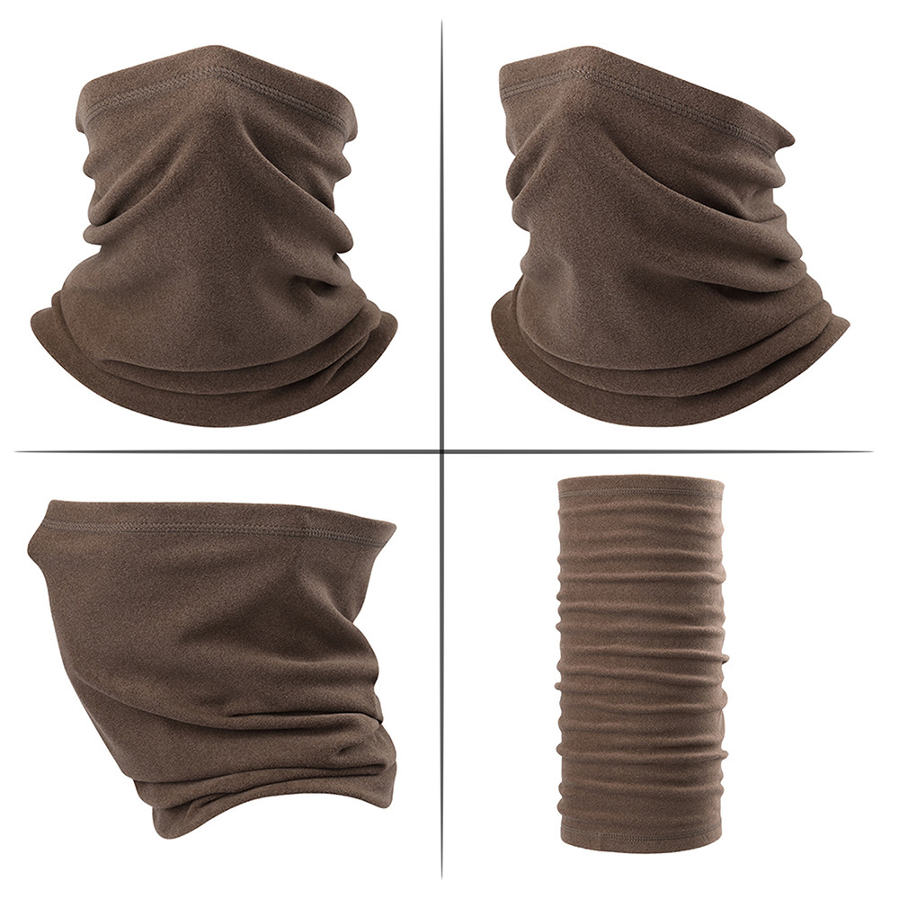 Winter Windproof Fleece Neck Warmer Gaiter Ski Face Mask Scarf for Cold Weather