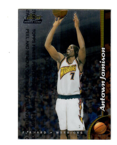 ANTAWN JAMISON 1998-99 TOPPS FINEST ROOKIE RC W/COATING #229 $20 UNC TAR HEELS - Picture 1 of 1