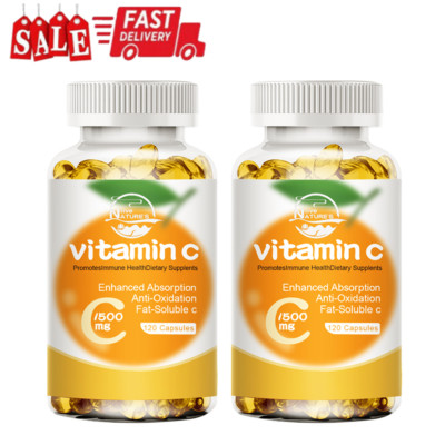 Vitamin C 1500mg 240 CAPS Vitamina Capsules 1500 mg Immune System Support