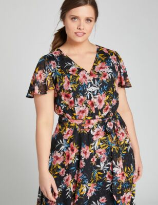 chinese dress ladies Dress Casual Maxi By Lane Bryant In Black, Size: 28 main image 0