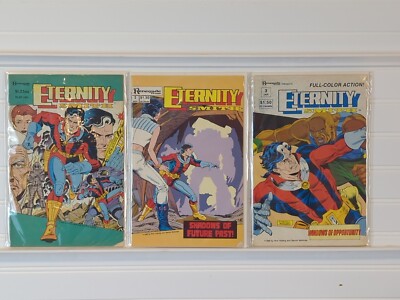 Eternity Smith #1, 2, & 3 (1986 Renegade Press) Comic Book Lot Run -