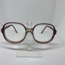 Diane von Furstenberg Pristine Translucent Pink Eyeglasses Frame 54-18-125 Vtg