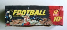 RARE 1969 Topps Football Wax Pack DISPLAY BOX -