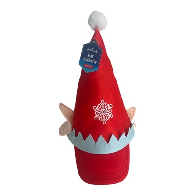 Elf Hat Hallmark New with Tags Santa's Elf with Elf Ears Adjustable Baseball Cap