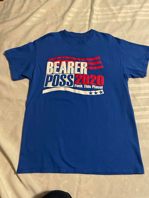 NYHC - Sheer Terror - Bearer/Poss 2020 - Size M -  with sticker and button