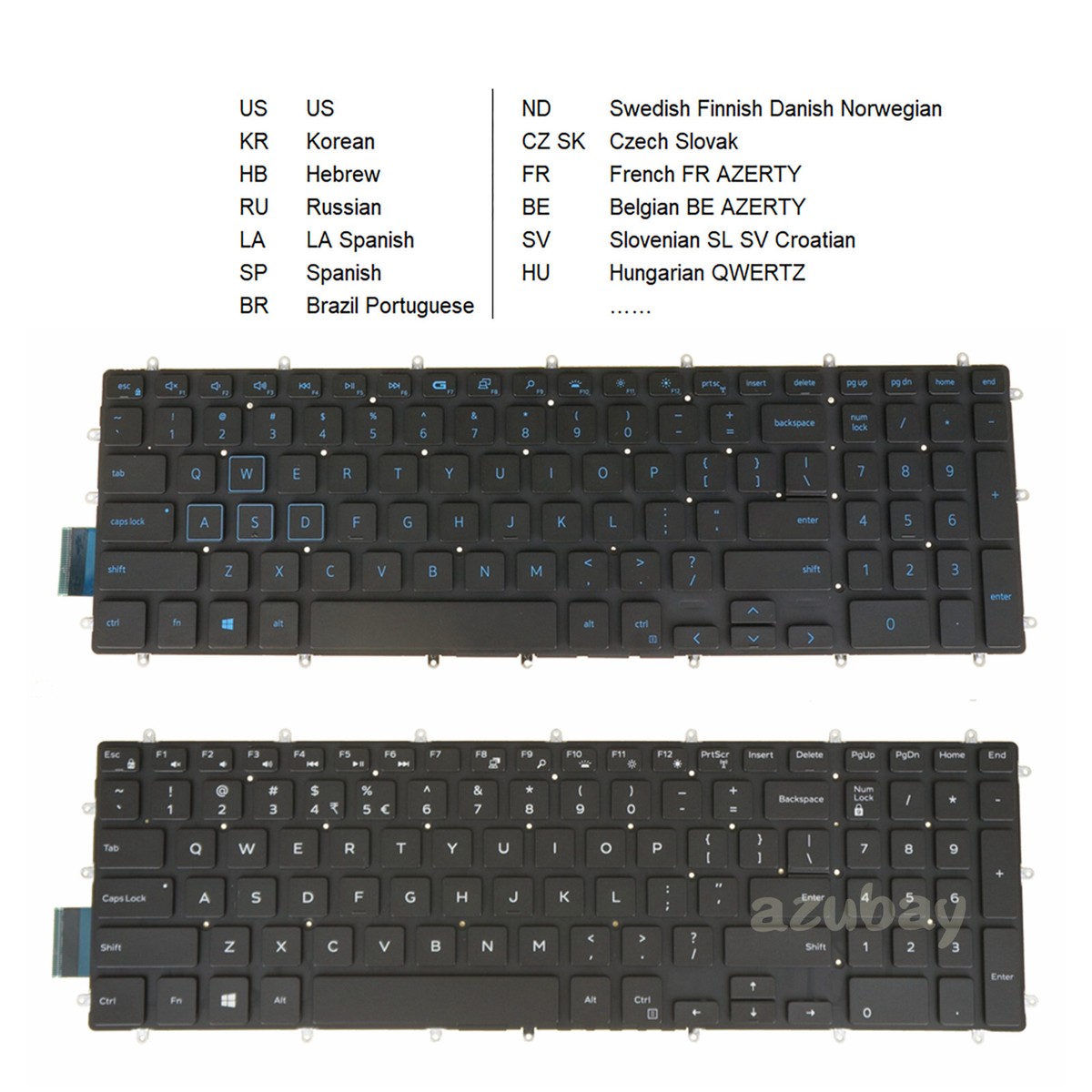 Laptop Keyboard For Dell Inspiron 3580 3581 3582 3583 3584 3585
