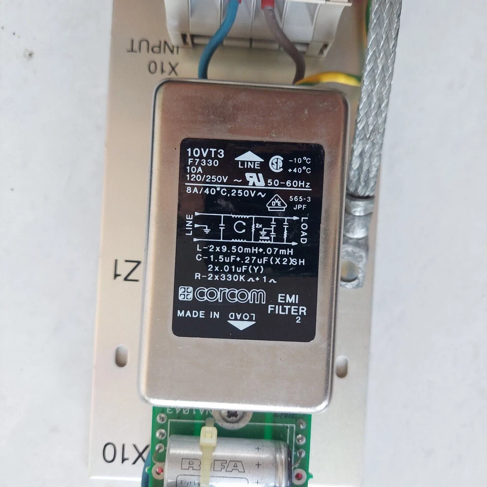 NEW 10VT3 KONGSBERG NORCONTROL CORCOM EMI LINE FILTER PCB MODULE NA1043A/A - Image 4 of 4