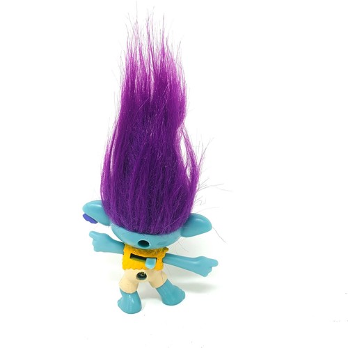 Party Branch 2020 Trolls World Tour Happy Meal toy #3 McDonalds Purple Hair - Picture 3 of 8