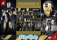 Hot Toys MMS741D61 Iron Man Mark VII Black And Gold Version 1/6 In Stock