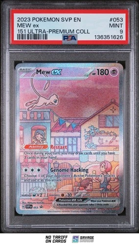 2023 Pokemon SVP 151 Ultra Premium Coll. Full Art Mew ex PSA 9 #053