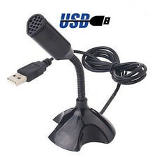 Distance USB Microphone for Computer and Home Use Black