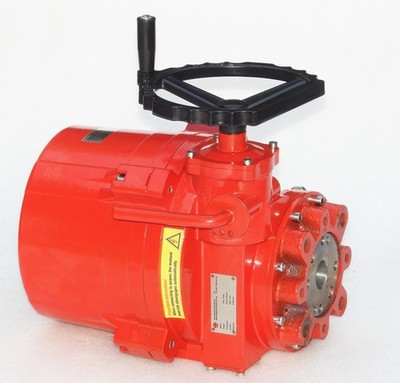 NOS TORQUE CONTROL MODEL ICEL-1100 ROTARY MOTION HYDRAULIC ACTUATOR TORQUE VALVE