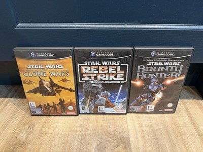 Star Wars Rebel Strike Rogue 3, Kopfgeldjäger, Clone Wars Spiel Nintendo Gamecube