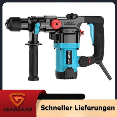 1500W Schlagbohrmaschine 7.4 Joule SDS-plus Bohrhammer Bohrer 220 V mit Meißeln