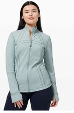 Lululemon Define Jacket Hazy Jade Size 8 Excellent Condition