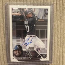 2023 Topps Chrome Lenyn Sosa On Card Auto Chicago White Sox Rookie RC