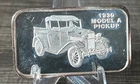 SILVER TOWNE FORD CLASSIC TRUCK SERIES FINE SILVER ART BAR - 1930 MODEL A PICKUP