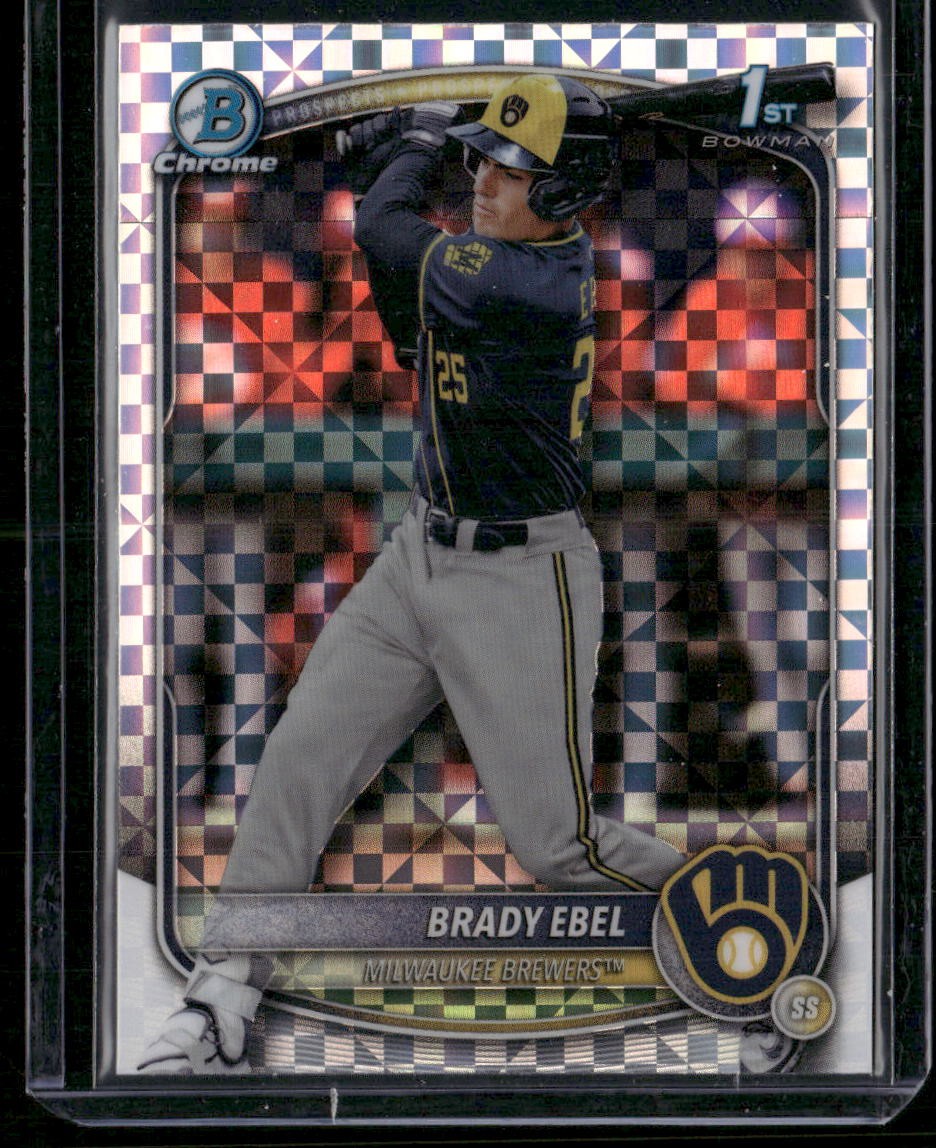 2025 Bowman Draft #BDC-194 Brady Ebel Chrome Refractor X-Fractor