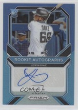 2021 Panini Prizm Rookie Blue & Carolina 17/25 Lewin Diaz #RA-LD Auto 14rq