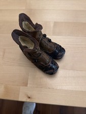 Decorative Antique Victorian-style Child's Button-up Shoes Collectible. Vintage