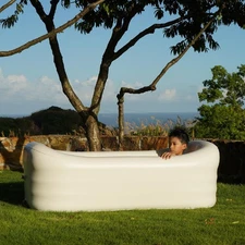Inflatable Bathtub 62''L X 34''W, Portable Bathtub For Adult, Unmatched Durab...