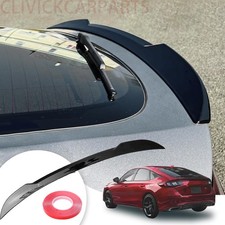 For 20222025 Honda Civic Hatchback V-style Glossy Black Trunk Lid Spoiler Wing