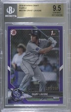 2018 Bowman Draft Purple 127/250 Grant Lavigne #BD-186 BGS 9.5 GEM MINT sa3