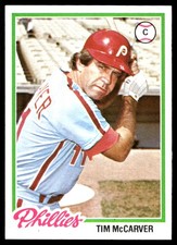 Tim McCarver 1978 Topps #235 Phillies MLB READ FREE SHIPPING AutographDen