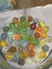 45 0.62" Vitro Agate Marbles Cats Eye Marbles Mint. Includes Hybrids
