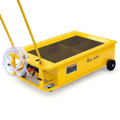 #ad 25 Gallon Oil Drain Pan Electric Pump Hand pushed Oil Receiving Cart $199.00