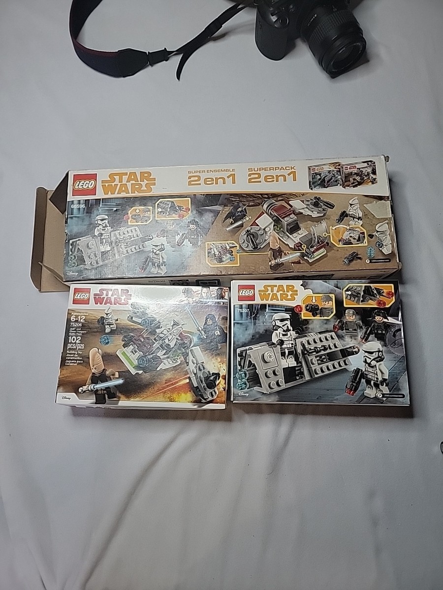 LEGO 66596 Star Wars Super Battle Pack In 75206 75207 (Retired