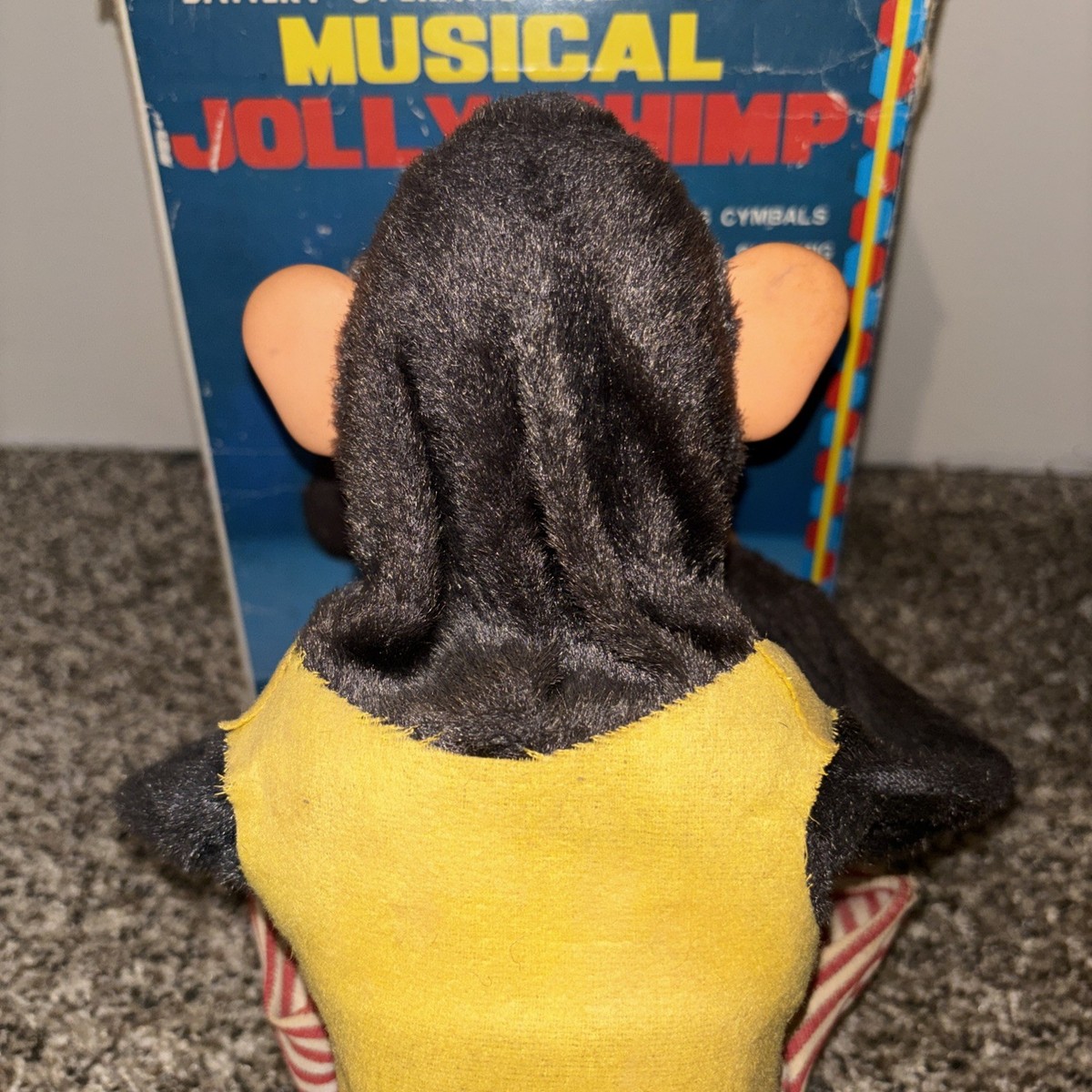Vintage 1960's Musical Jolly Chimp No. 4910 Battery Operated w