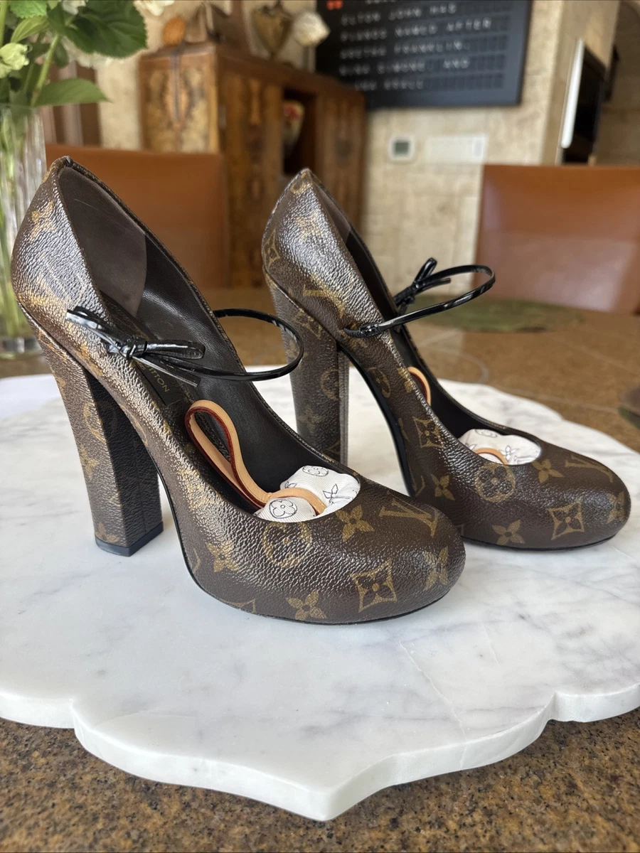 Louis Vuitton Monogram Shoes In Women's Heels for sale | eBay