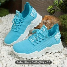 Damen Sneaker Sportschuhe Turnschuhe Laufschuhe Freizeitschuhe Atmungsaktiv DE
