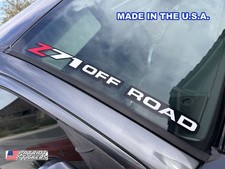 22 Z71 Off Road Windshield Sticker Decal Fits Chevrolet Silverado Colorado